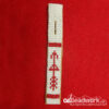 Vigil Pocket Dangle (dark red with white or pearl arrow) - Image 4