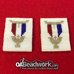 Custom beaded Eagle Scout shoulder loops