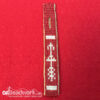 Red Vigil beaded pocket dangle