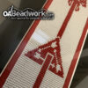 Framed, Beaded OA Vigil Sash