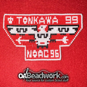 OA Beadwork Beaded Tonkawa 99 NOAC 96 flap