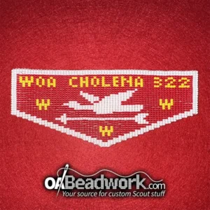 WOA Cholena 322 Fully Beaded lodge flap